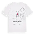 les Cases Verdes karta t-shirt
