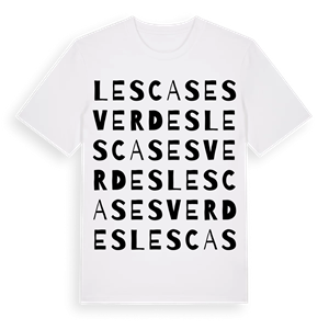 les Cases Verdes ordlek t-shirt – ekologisk bomull t-shirt från Pinshirt