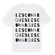 les Comarques ordlek t-shirt