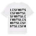les Fonts ordlek t-shirt