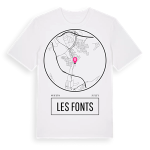 les Fonts t-shirt – ekologisk bomull t-shirt från Pinshirt