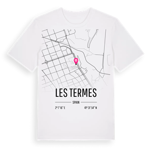 les Termes karta t-shirt – ekologisk bomull t-shirt från Pinshirt