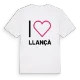 Jag älskar Llançà t-shirt stort tryck