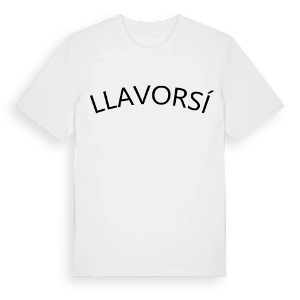 Llavorsí böjd t-shirt – ekologisk bomull t-shirt från Pinshirt
