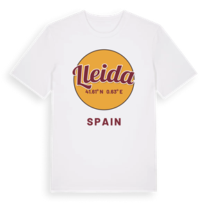 Lleida cirkel t-shirt – ekologisk bomull t-shirt från Pinshirt