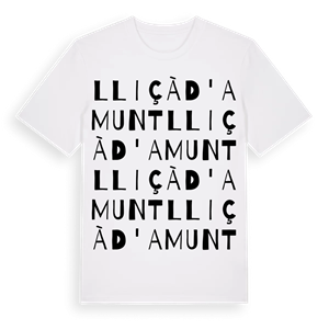 Lliçà d'Amunt ordlek t-shirt – ekologisk bomull t-shirt från Pinshirt
