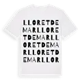 Lloret de Mar ordlek t-shirt