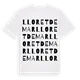 Lloret de Mar ordlek t-shirt