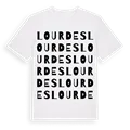 Lourdes ordlek t-shirt