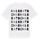 Malgrat de Mar ordlek t-shirt