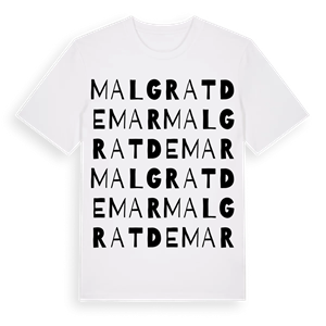 Malgrat de Mar ordlek t-shirt – ekologisk bomull t-shirt från Pinshirt