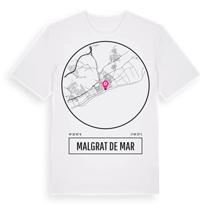 Malgrat de Mar t-shirt – ekologisk bomull t-shirt från Pinshirt
