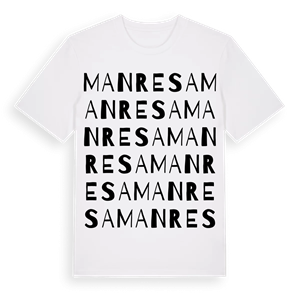 Manresa ordlek t-shirt – ekologisk bomull t-shirt från Pinshirt
