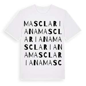 Mas Clariana ordlek t-shirt – ekologisk bomull t-shirt från Pinshirt