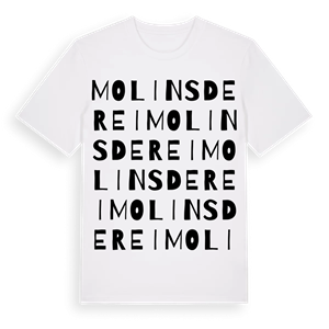 Molins de Rei ordlek t-shirt – ekologisk bomull t-shirt från Pinshirt
