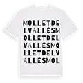 Mollet del Vallès ordlek t-shirt