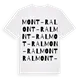 Mont-ral ordlek t-shirt