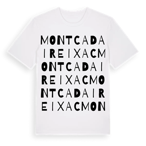 Montcada i Reixac ordlek t-shirt – ekologisk bomull t-shirt från Pinshirt