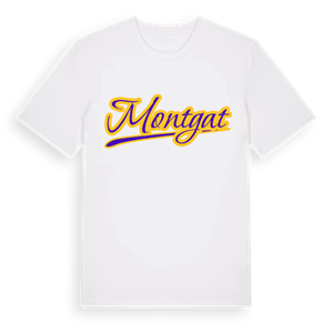Montgat baseball t-shirt – ekologisk bomull t-shirt från Pinshirt