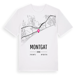 Montgat karta t-shirt – ekologisk bomull t-shirt från Pinshirt