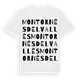 Montornès del Vallès ordlek t-shirt