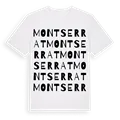 Montserrat ordlek t-shirt