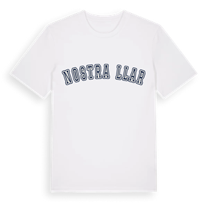 Nostra Llar college t-shirt – ekologisk bomull t-shirt från Pinshirt