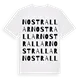 Nostra Llar ordlek t-shirt