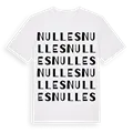Nulles ordlek t-shirt