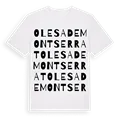 Olesa de Montserrat ordlek t-shirt