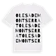 Olesa de Montserrat ordlek t-shirt