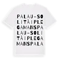 Palau-solità i Plegamans ordlek t-shirt