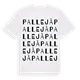 Pallejà ordlek t-shirt