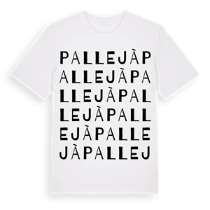Pallejà ordlek t-shirt – ekologisk bomull t-shirt från Pinshirt