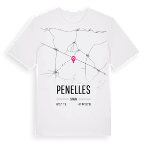 Penelles karta t-shirt – ekologisk bomull t-shirt från Pinshirt