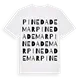Pineda de Mar ordlek t-shirt