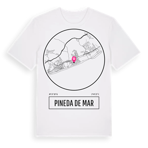 Pineda de Mar t-shirt – ekologisk bomull t-shirt från Pinshirt