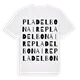 Pla del Bon Aire ordlek t-shirt