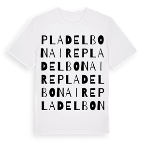Pla del Bon Aire ordlek t-shirt – ekologisk bomull t-shirt från Pinshirt