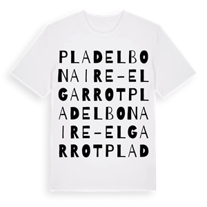 Pla del Bon Aire-el Garrot ordlek t-shirt – ekologisk bomull t-shirt från Pinshirt