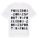 Poble Nou-Zona Esportiva ordlek t-shirt