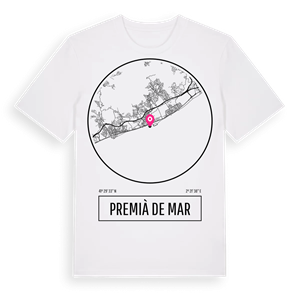 Premià de Mar t-shirt – ekologisk bomull t-shirt från Pinshirt