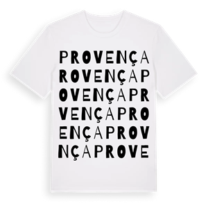 Provença ordlek t-shirt – ekologisk bomull t-shirt från Pinshirt