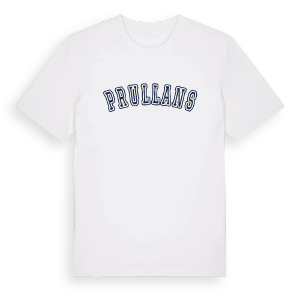 Prullans college t-shirt – ekologisk bomull t-shirt från Pinshirt