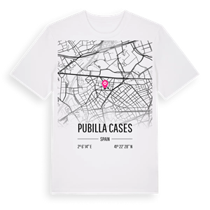 Pubilla Cases karta t-shirt – ekologisk bomull t-shirt från Pinshirt