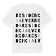 Residencial Verneda ordlek t-shirt