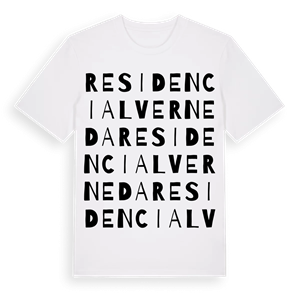 Residencial Verneda ordlek t-shirt – ekologisk bomull t-shirt från Pinshirt