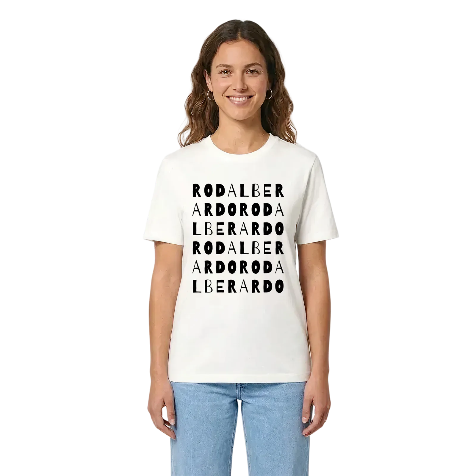 Rodal Berardo ordlek t-shirt – White, i miljö