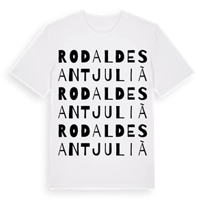 Rodal de Sant Julià ordlek t-shirt – ekologisk bomull t-shirt från Pinshirt
