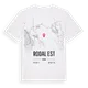 Rodal Est karta t-shirt